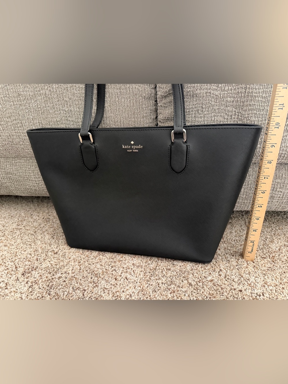 Kate Spade Tote Laurel Way Medium Dally Black Saffiano Leather - Picture 14 of 16